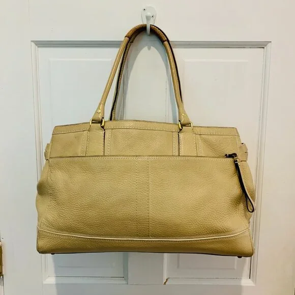 Coach Y2K 2000 Hobo Hamptons Leather Tassel Shoulder Bag No. 10529